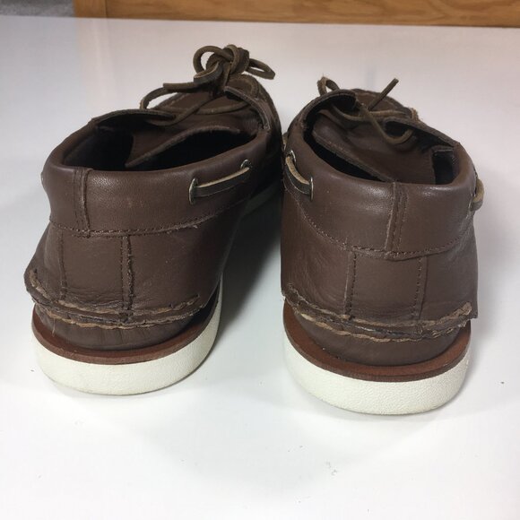 Sperry Gold Cup A/O 2-Eye Boat Shoes Mens Size 10.5 Brown Soft Leather STS24261